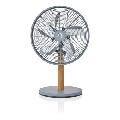 (Grey) Swan Nordic Desk Fan Inch Oscillating Power Levels