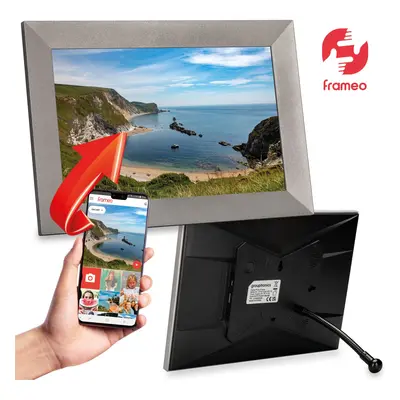 (Silver) Grouptronics UK Gallery10 WiFi Digital Photo Frame - Inch