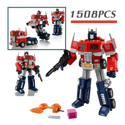 (Optimus Prime) 1508pcs Transformation Robot Car Toys Optimus Prime Truck Autobot