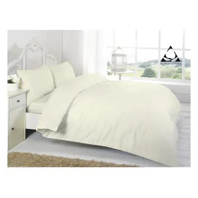 (Cream , King) Egyptian Cotton Thread Extra Deep Fitted Sheet