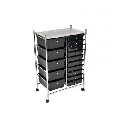 Oypla Drawer Storage Mobile Makeup Salon Trolley Portable Storage Organiser