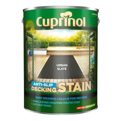 (Urban Slate) Cuprinol Anti-slip Decking Stain 5L