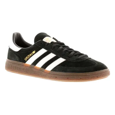 (Black, 9.5 (Adults')) Adidas Originals Handball Spezial Mens Leather Trainers black UK Size