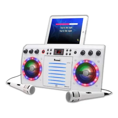 (Wired Microphones, Songs) Beatbox Karaoke Machine CDG/CD+G. Built in Disco Lights. Includes Mic