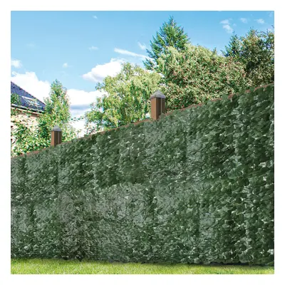 GardenKraft 3m x 1m Artificial Dark Ivy Leaf Fence Panel