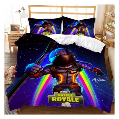 (Style 02, King) Fortnite Bedding Single Double King Duvet Cover UK