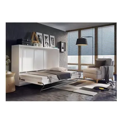 (White Matt) CP-05 Horizontal Wall Bed Concept Pro 120cm