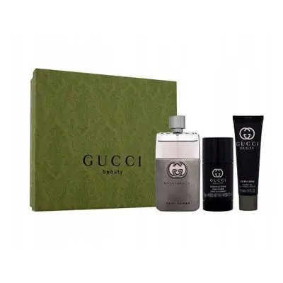 Gucci Guilty Pour Homme Gift Set 90ml EDT Spray + 75ml Deodorant Stick + 50ml Shower Gel