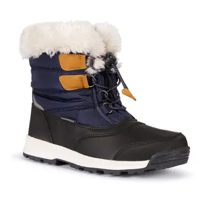 (4, Navy) Trespass Youth Waterproof Snow Boots Ratho