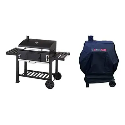 (BBQ + Cover) CosmoGrill Charcoal Smoker BBQ Outdoor Grill