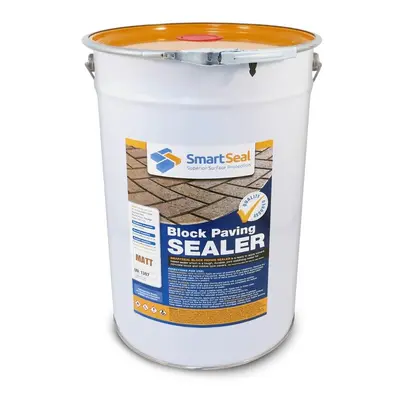 (25 Litres) Block Paving Sealer Matt Finish - Weed Stain and Colour Loss Protector