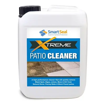 (5 Litres) SmartSeal Patio Cleaner Xtreme - Quickly Removes Dirt, Grime, Black Spot, Algae & Lic