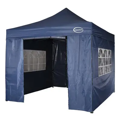 (Blue) MAXIMUSÂ® HEAVY DUTY GAZEBO 3mx3m HIGH QUALITY GAZEBO MARKET STALL POP UP TENT