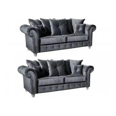 (Zoey Plush 3+2 seater) Zoey Plush Corner or +2 seater sofa set