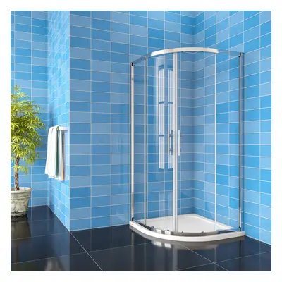 (800x800mm) Quadrant Shower Enclosure Glass Door and Tray