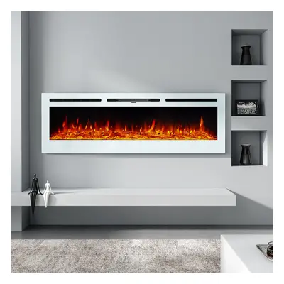 (60 Inch) Electric Wall Mounted LED Fireplace Colours