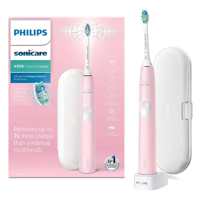 (Pastel Pink) Philips Sonicare ProtectiveClean Model Electric Toothbrush