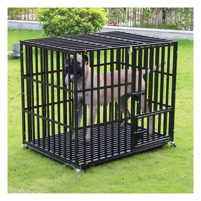 (XXL(117L*84W*97H)) Heavy Duty Metal Dog Crate