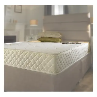 (5ft) Memory Foam Quilted Spring Mattress - Cool Blue Memory Foam Mattress - Inch