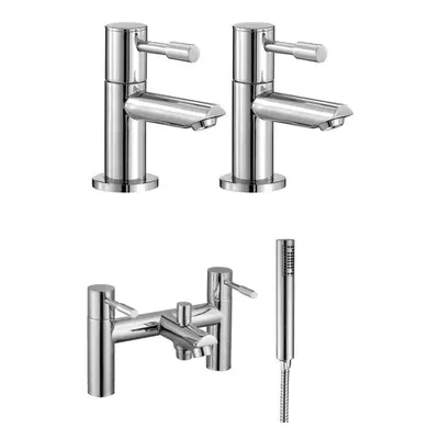 Remy Basin & Bath Shower Mixer Taps Chrome