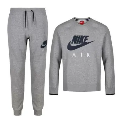 (XL) Nike Air Men Tracksuit Sweatshirt Bottoms Set Grey