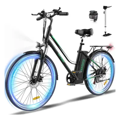 HITWAY Electric Bike Inch for Adults Pedal Assist E-Bike with 11.2AH Battery and 250W Motor City