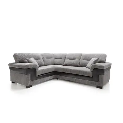 (Black, Left Facing) Samson Corner Sofa