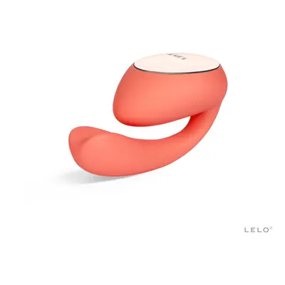 (Coral Red) LELO IDA Wave - App Connected Couples Massager