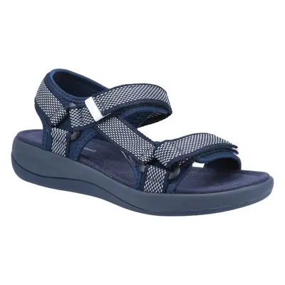 (Navy, 8) Hush Puppies Women's Sara Quarter Strap Sandal Various Colours