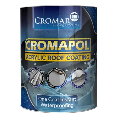 (Black, 5kg) Cromapol |Emergency Roof Repair|Roof Paint Sealant