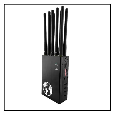 10 Antenna GPS Signal Blocker 2G 3G 4G+5G+WiFi+GPS+Beidou(EU Plug)