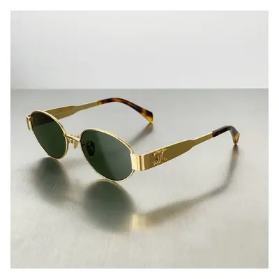 (Golden Green) Women Fashionable Retro Arc De Triomphe Sunglasses