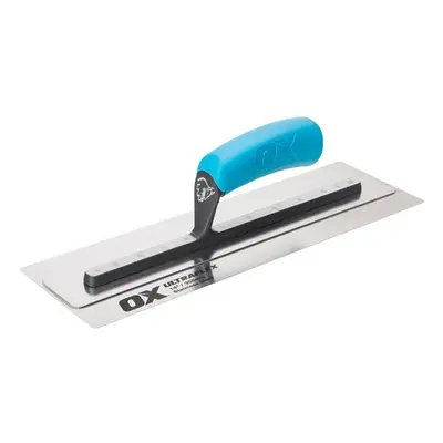 (355 x 110mm) OX Pro Ultraflex Plasterers Finishing Trowel with Stainless Steel Blade (Various S