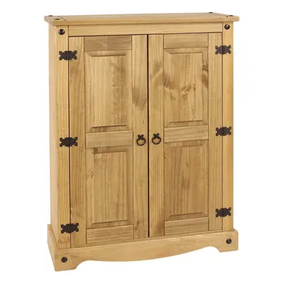 Corona Storage Cupboard Solid Pine Door Mexican Wood Cabinet Internal Shelves