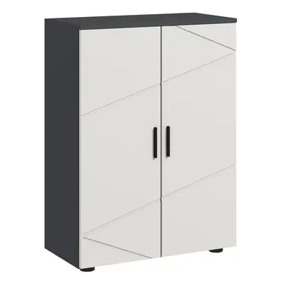 kleankin Bathroom Storage Cabinet, Small Bathroom Cabinet with Soft Close Doors