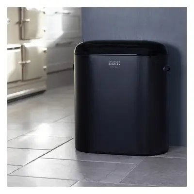 CHARLES BENTLEY Kitchen Bin, Litre, Black, Sensor Bin, Food Bin, Rubbish Bin, Bins for Kitchen, 