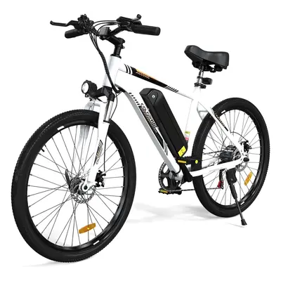 (WIHTE) HITWAY Electric Bike,26" Ebikes, 90KM Hybrid Bike