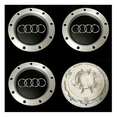 4pcs 147mm holes Wheel Center Hub Cap for Audi TT 8D0601165K Black