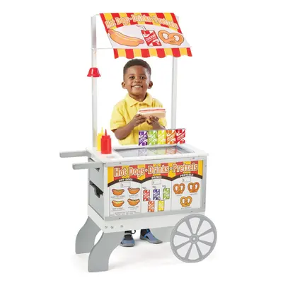 Melissa & Doug Childrens 40+ Piece Snacks & Sweets Food Cart, For Age Years