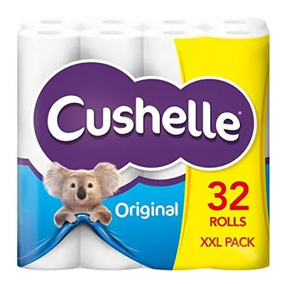 Cushelle Charmin Toilet Rolls Rolls (3 x Packs) Irresistibly Cushiony Soft White Toilet Tissue U