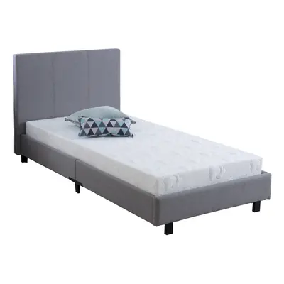 (3FT Single) Prado Fabric Bed Frame in Grey