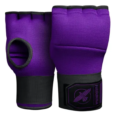 Hayabusa Quick Gel Boxing Hand Wrap Gloves - Purple/Black, Medium