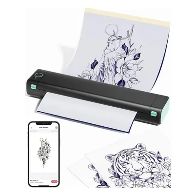 Wireless Tattoo Transfer Stencil Printer Tattoo Transfer Thermal Copier Machine Kit