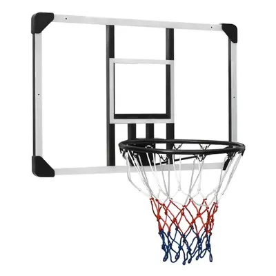 (90 x x 2.5 cm) vidaXL Basketball Backboard Transparent Wall-Mounted Hoop Board Multi Sizes