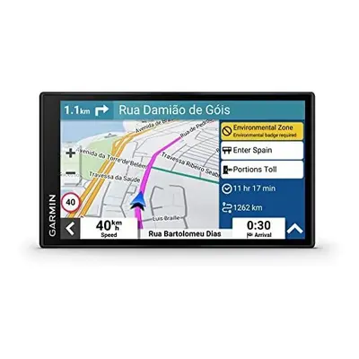 Garmin DriveSmart MT-S Inch Sat Nav with Alexa, Map Updates for UK, Ireland and Full Europe, Env