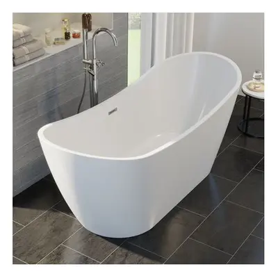 Freestanding Modern Double Ended Bath 1800mm - Rose By Voda Design