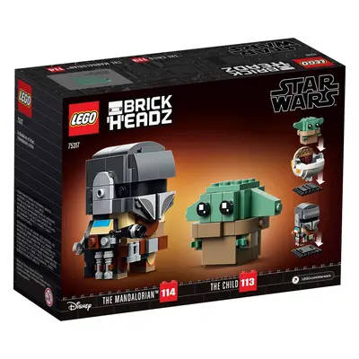 LEGO BrickHeadz Star Wars The Mandalorian & The Child Baby Yoda