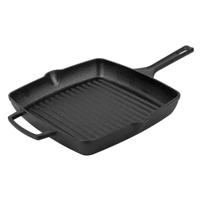 Prestige - Nadiya - Cast Iron Square Grill, 27cm - Cookware - PFOA Free Interior - PTFE Free - I