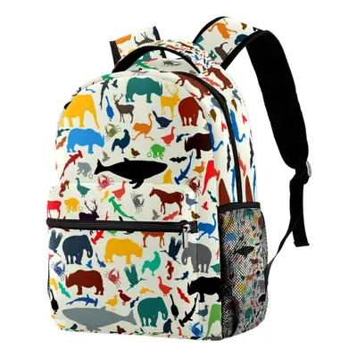 Lightweight Laptop Daypack Retro African Animal Backpack College Schoolbag Travel Casual Rucksac