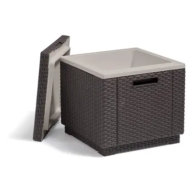 Allibert Ice Cube Cooler Brown